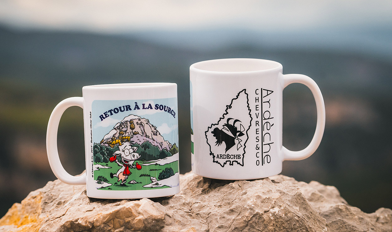 Mug souvenir Ardèche